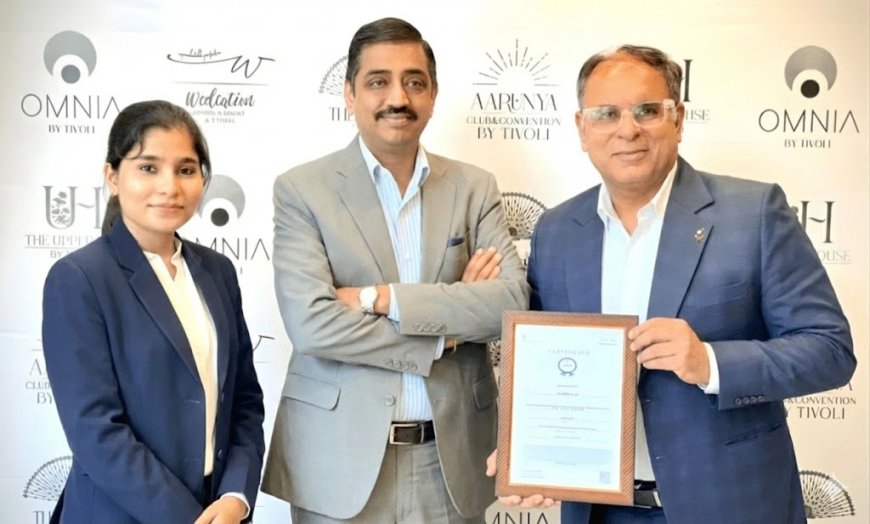Tivoli Hospitality's Chattarpur Hotel Awarded Five-Star Certification by Ministry of Tourism