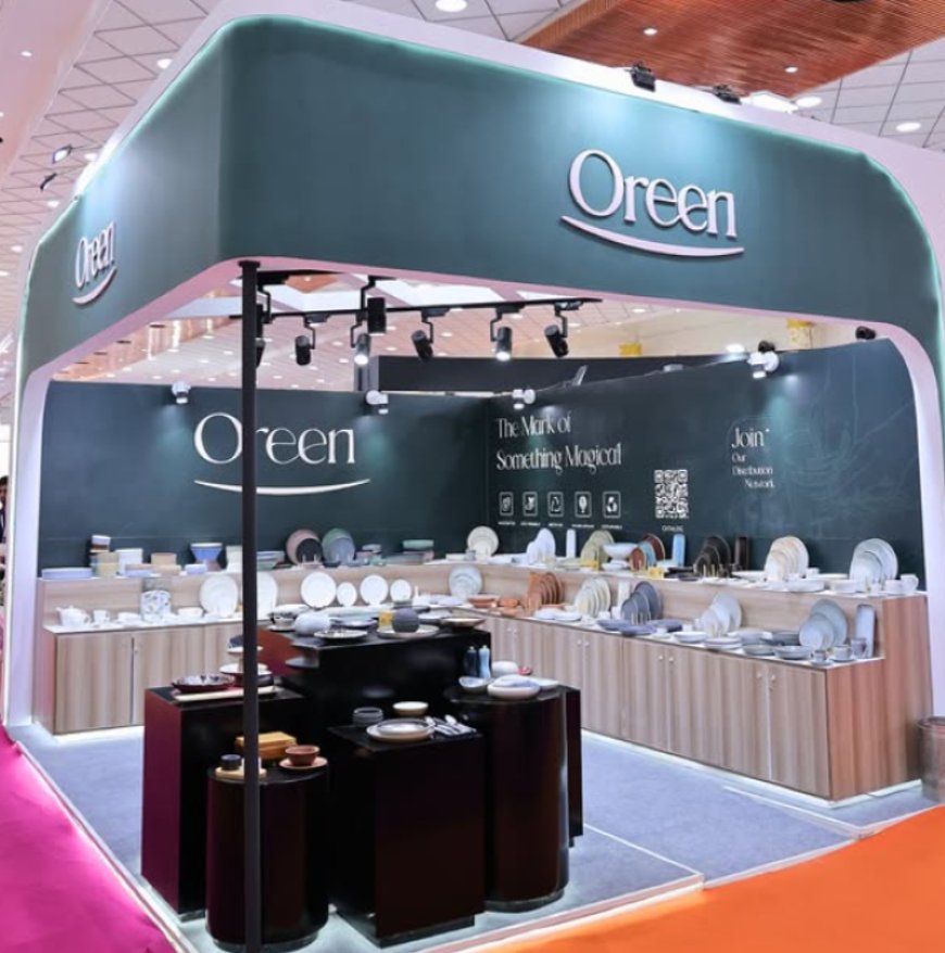 Oreen: Crafting Sustainable Magic in Handcrafted Tableware and Buffetware from Jaipur