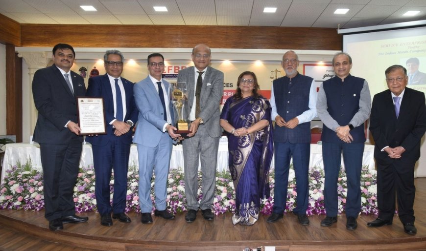 IHCL Honoured with Jamnalal Bajaj Award for Excellence in Ethical and ESG-Driven Hospitality