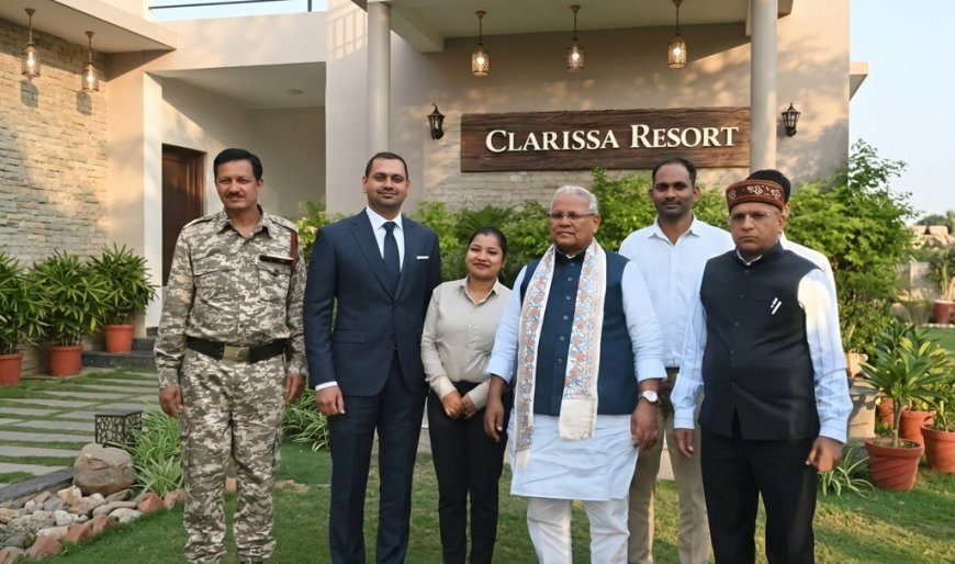 Clarissa Resort, Jim Corbett Welcomes Union Minister Jitan Ram Manjhi During Uttarakhand Visit